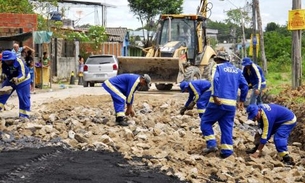 Serviço de tapa-buracos chega à Comunidade Lago Azul